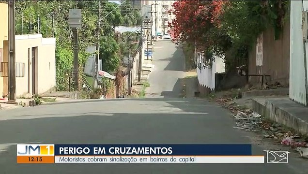 Motoristas cobram sinalização em bairros de São Luís MA.