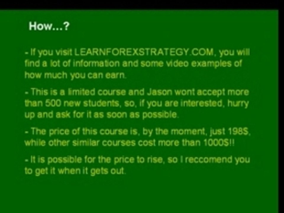 Forex Power Strategy Course