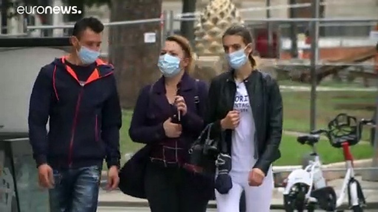 Steigende Corona-Zahlen in Europa - Römer mit Maske, Madrid abgeriegelt, Proteste in Konstanz