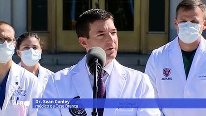 Fonte cita quadro 'preocupante' de Trump; médicos afirmam que ele está bem