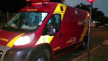 Download Video: Jovem tem laceração no pé e é socorrida no Bairro Cataratas