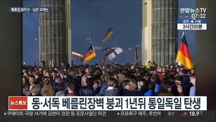 독일 통일 30년 '아직도 진행형'…"마음의 장벽 여전"