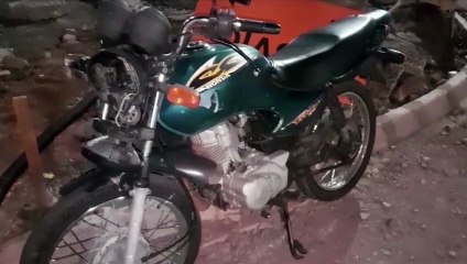 Motociclista fica ferido em acidente entre carro e moto na Rua Itália