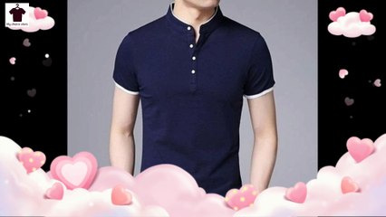 Half mandarin tshirt for men!! Mandarin tshirt !! Tshirt !!