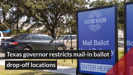 Texas governor restricts mail-in ballot drop-off locations, and other top stories in general news from October 04, 2020.