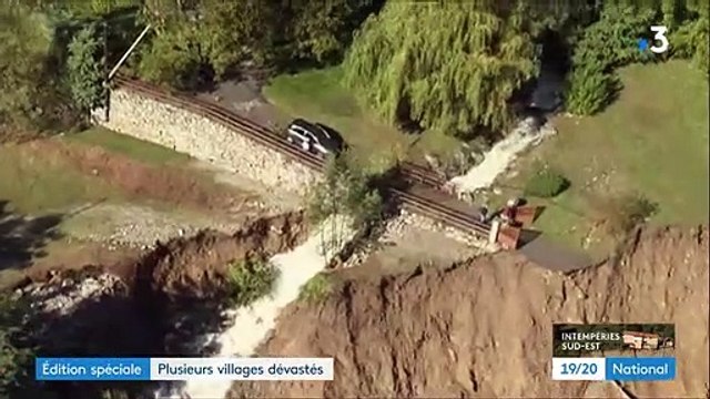 Intempéries dans les Alpes-Maritimes : Regardez ces dizaines de maisons qui se retrouvent désormais en équilibre instable au bord des falaises