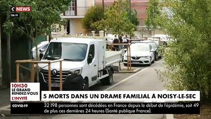 Drame - Reportage dans la ville de Noisy-le-Sec après le meurtre de 5 personnes dont 4 enfants hier lors de ce qui semble être une querelle familiale