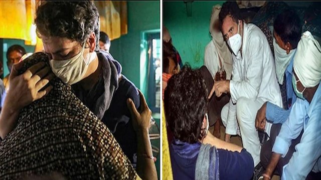 Hathras : Rahul Gandhi, Priyanka Gandhi Reach Hathras ప్రపంచంలో ఏ శక్తి ఆ కుటుంబం గొంతు నొక్కలేదు..!