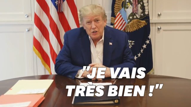 Donald Trump, hospitalisé à cause du covid-19, dit aller beaucoup mieux