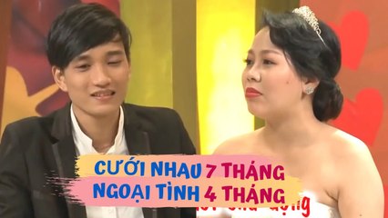 Cô vợ trẻ NGỠ NGÀNG vì cưới nhau 7 THÁNG thì chồng NGOẠI TÌNH hết ...4 THÁNG
