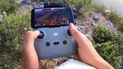 Çoban kaybolan ineklerini drone ile buldu