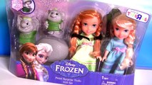 Bonecas Anna Elsa com Trolls Surpresa Sunny Disney Frozen em Portugues BR Play Doh Petite Surprise