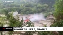 سیل و رانش زمین در فرانسه و ایتالیا دو کشته و ۲۴ مفقود بر جای گذاشت