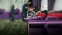 Çocuklarının çığlıkları da durduramadı...  Acımasız 'baba' çocuklarını dakikalarca dövüp sosyal medyada yayınladı
