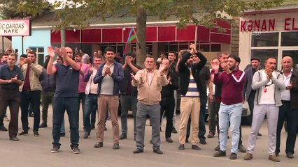 Azerbaycanlılar kurtarılan toprakların sevincini yaşıyor - BAKÜ