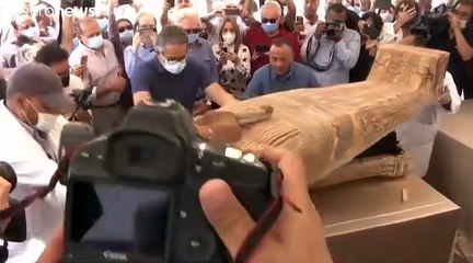 L'Egypte présente 59 sarcophages vieux de 2600 ans
