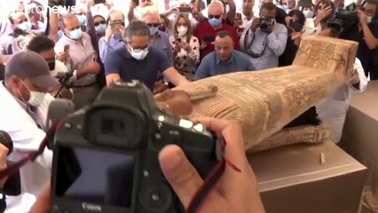 L'Egypte présente 59 sarcophages vieux de 2600 ans
