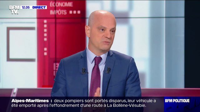 Jean-Michel Blanquer: Des établissements scolaires seront encore fermés au début de cette semaine