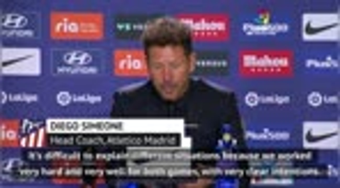 FOOTBALL: LaLiga: Simeone 'loving the attitude' of Atleti despite rocky performances
