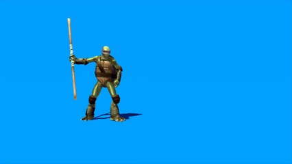TEENAGE MUTANT NINJA TURTLES ATTACK GREEN SCREEN