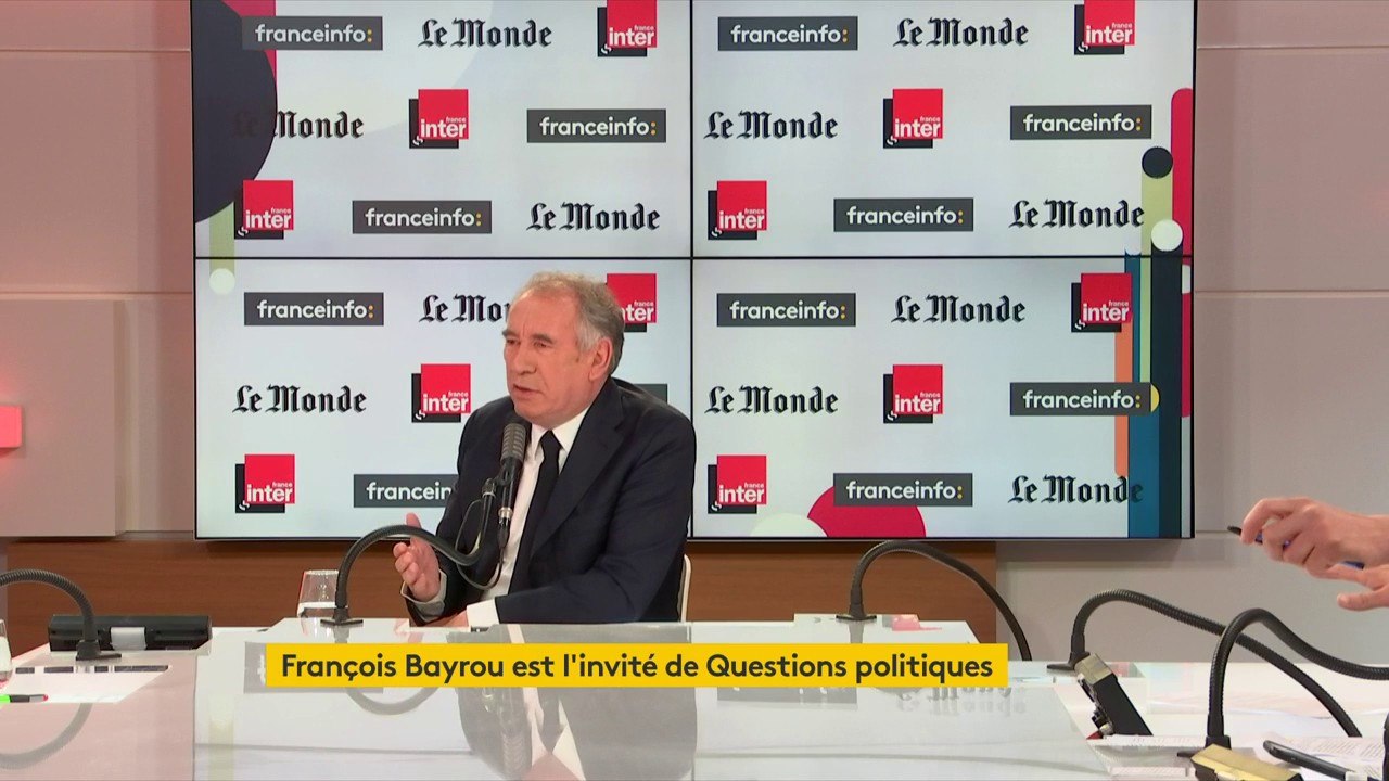 Régionales - François Bayrou veut "regarder la situation région par région" : "La loi doit être celle du rassemblement de la majorité."