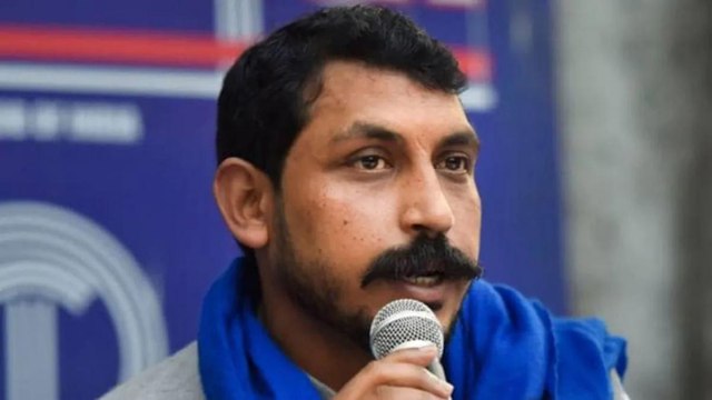 Bhim Army Chandrashekhar Azad meets Hathras victim family