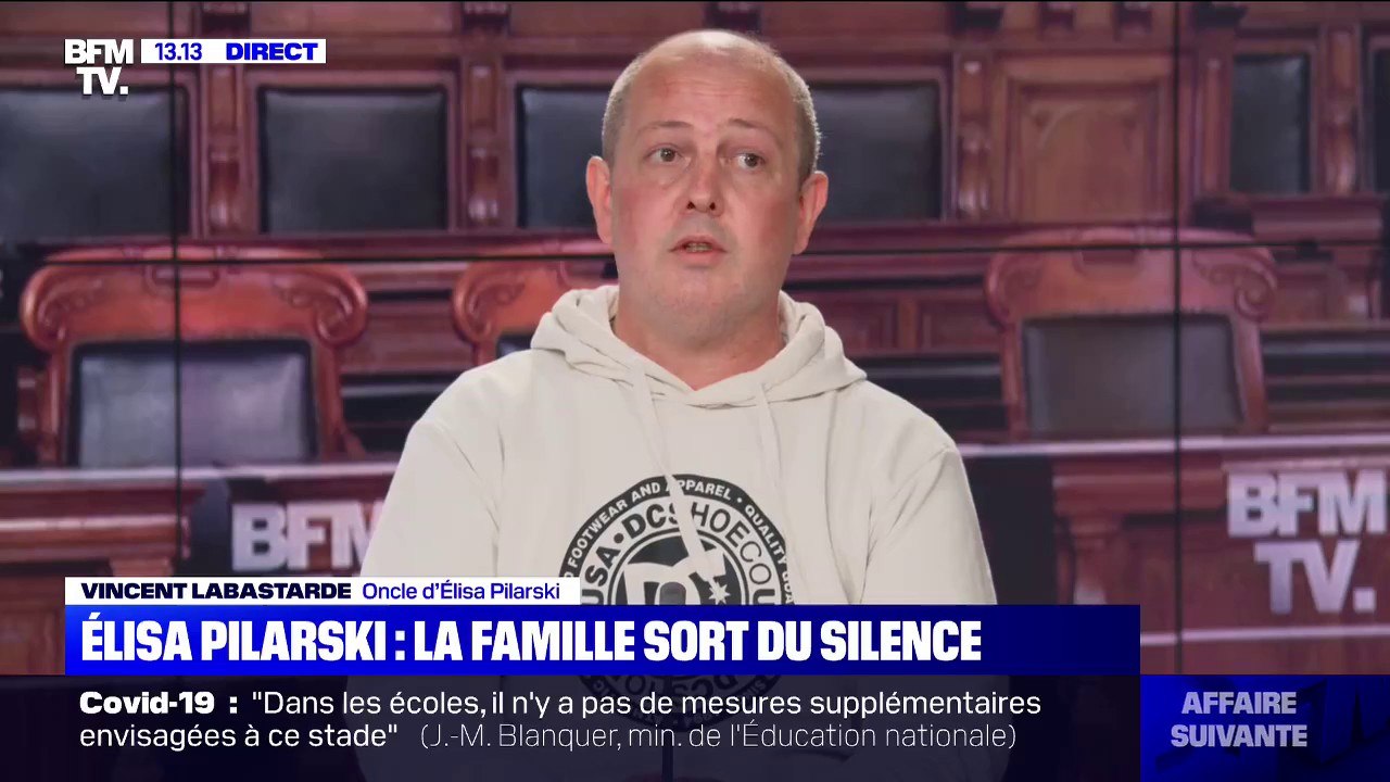 Oncle d'Élisa Pilarski: "Avec le temps c'est la colère qui vient, la colère envers l'enquête qui n'avance pas"