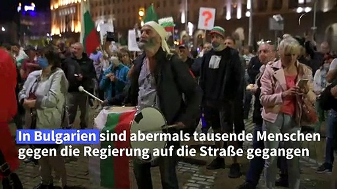 Tausende demonstranten fordern rücktritt der regierung in bulgarien