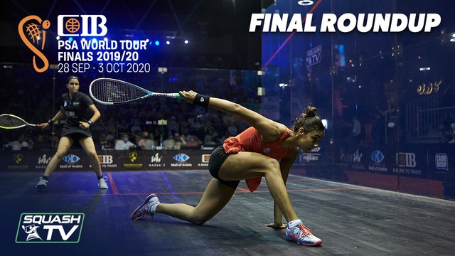 Squash: CIB PSA World Tour Finals 2019-20 - Final Roundup - El Tayeb v El Hammamy