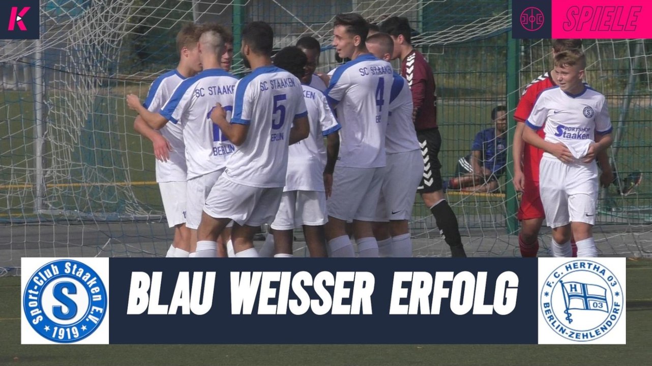 Blau-Weißes Berlin-Derby | SC Staaken U19 - Hertha 03 Zehlendorf U19 (A-Regionalliga)