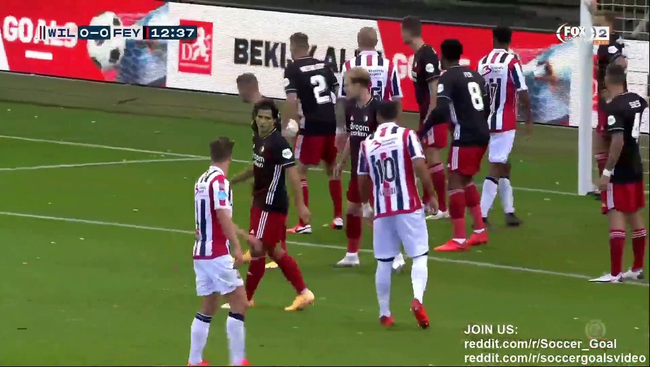 Vangelis Pavlidis Goal HD - Willem II 1 - 0 Feyenoord - 04.10.2020 (Full Replay)
