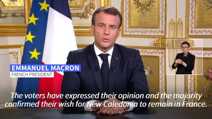 Macron welcomes 'No' result in New Caledonia independence referendum