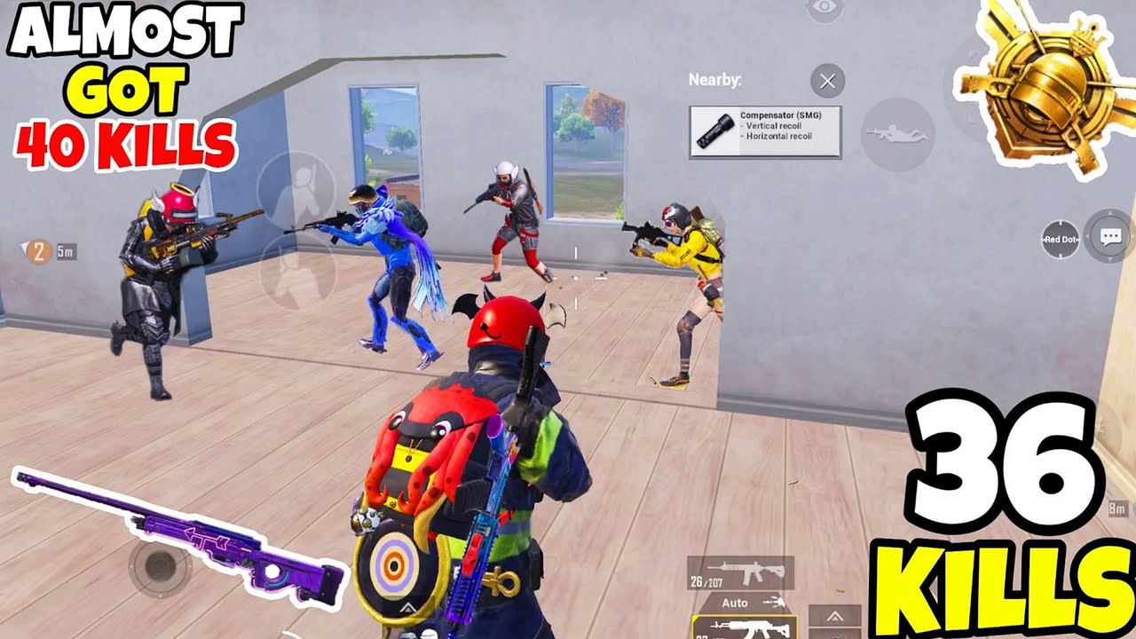 This is How i Almost Made A NEW Highest Kill Record in PUBG Mobile • (36 KILLS) • PUBGM (HINDI)
