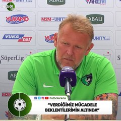 Prosinecki: "Verdiğimiz mücadele beklentilerimin altında"