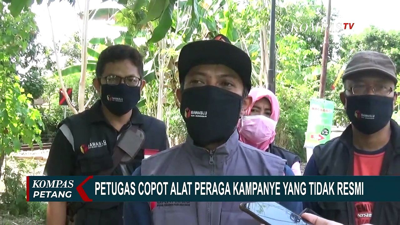 Petugas Copot Alat Peraga Kampanye yang Tidak Resmi, Ini Penjelasannya