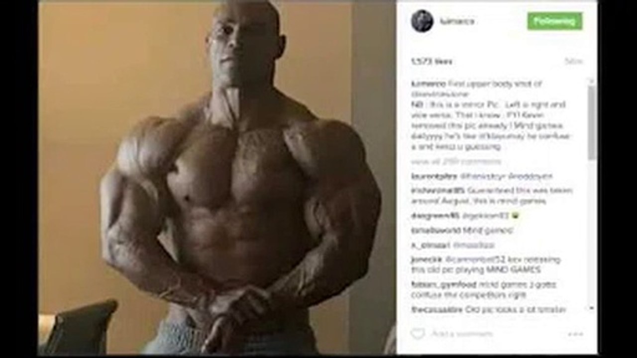 Kevin Levrone's most recent pic 3 days out from 2016 Olympia