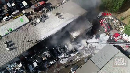 Son Dakika Haberi:  Atatürk Oto Sanayi'de yangın  | Video