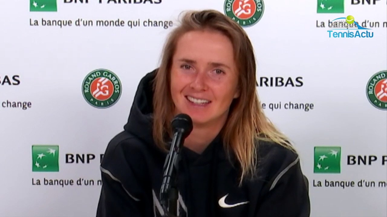 Roland-Garros 2020 - Elina Svitolina : "J'ai l'impression de jouer pour nous deux, Gaël Monfils et moi !"