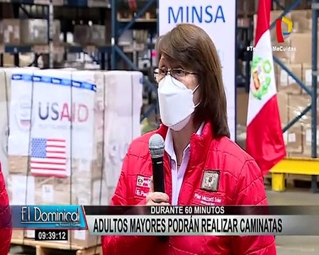 Adultos mayores podrán realizar caminatas de 60 minutos tres veces a la semana