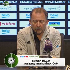 Sergen Yalçın: "Vasat, isteksiz ve arzudan yoksun oynadık"