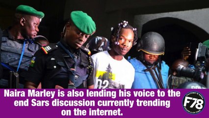 F78NEWS: Naira Marley is ready to lead a protest to end Sars in the country.