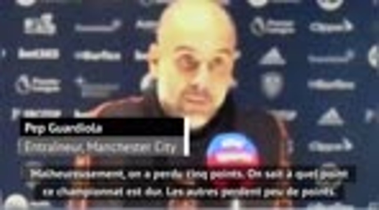 3e j. - Guardiola : "Les autres équipes perdent peu de points"