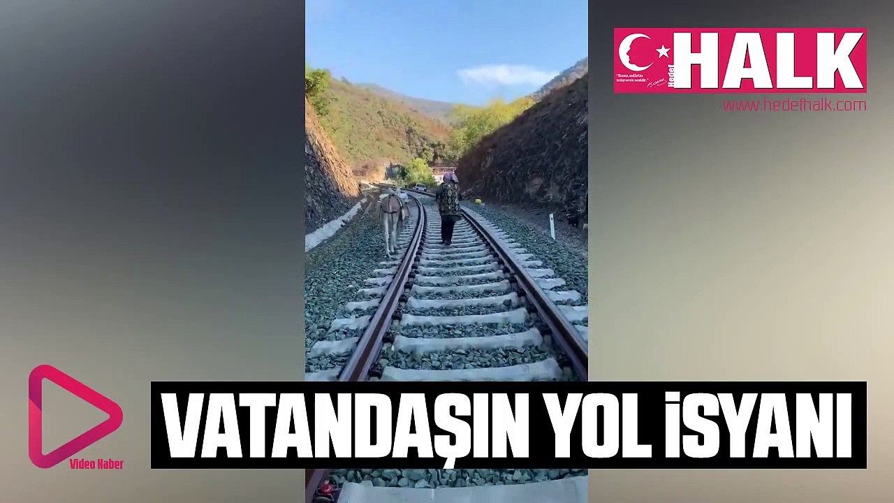 Samsun'da Vatandaşın Yol İsyanı