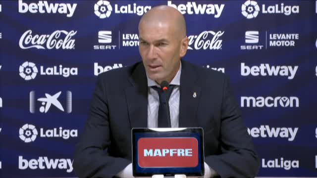 Zidane: Son tres victorias y un empate, no puedo pedir más