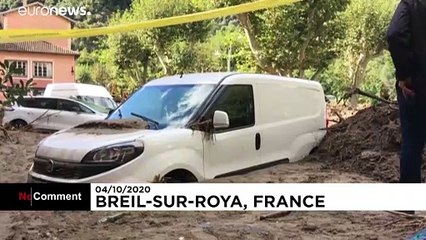 Les intempéries font d'importants dégâts dans le sud-est de la France