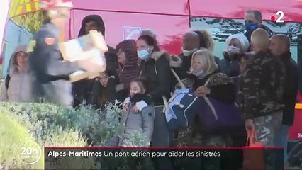 Tempête Alex : un pont aérien mis en place à Saint-Martin-Vésubie