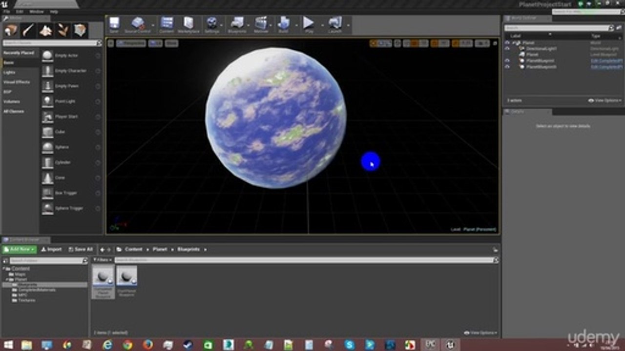 Creating Modular Planets in Unreal Engine 4 Introduction