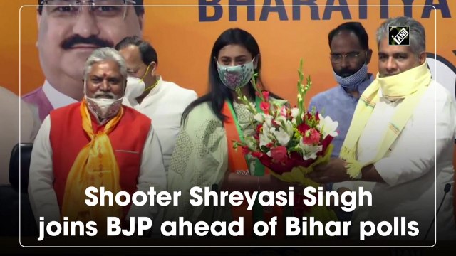 Shooter Shreyasi Singh joins BJP ahead of Bihar polls