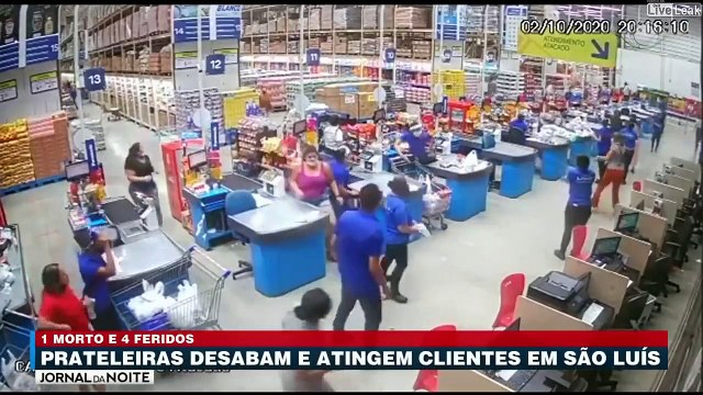 Quand toutes les étagères d'un supermarché tombent en même temps