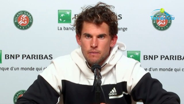 Roland-Garros 2020 - Dominic Thiem : Hugo Gaston a joué un match fabuleux. Cela fait très longtemps que je n'ai pas vu quelqu'un qui joue aussi bien ses amorties